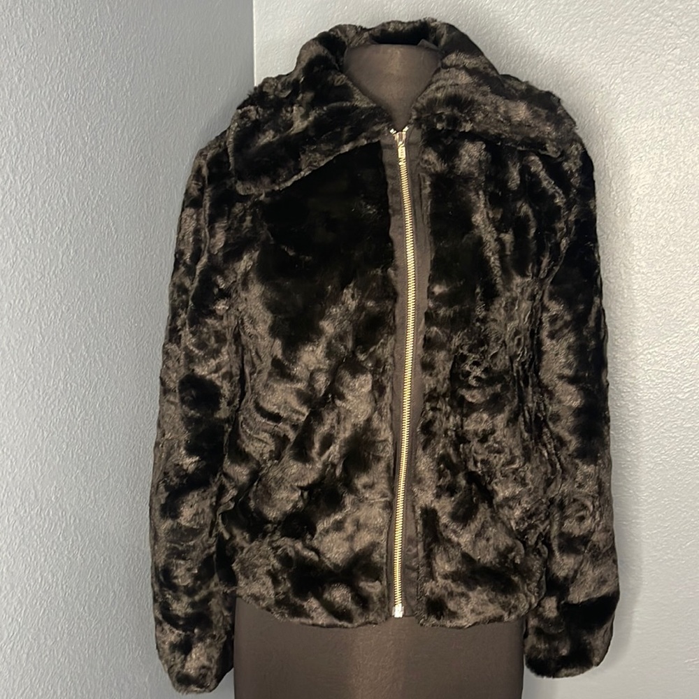 Reformation Faux Fur Jacket